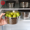 Recipientes de almacenamiento de alimentos de acero inoxidable 304 con tapas