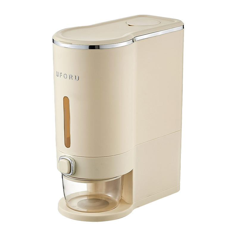 Δοχείο αποθήκευσης ρυζιού σφραγισμένο ανθεκτικό στην υγρασία με κύπελλο μέτρησης για οικιακό ντουλάπι κουζίνας