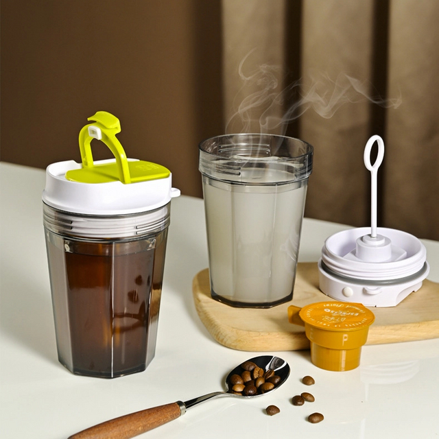 350ml Self Roer Plastiek Maklik Skoon Koffiebeker Beker vir Kantoor
