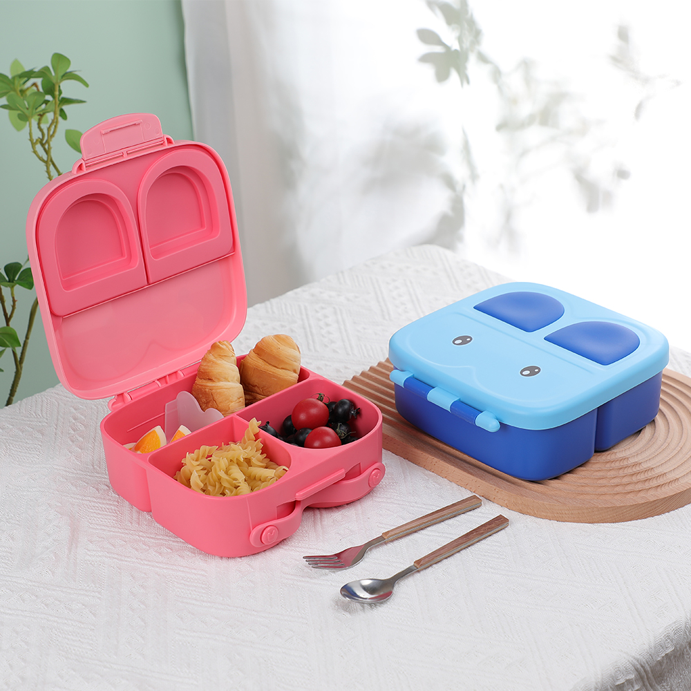 बच्चों के लिए 1700ML 3 कम्पार्टमेंट लंच बॉक्स