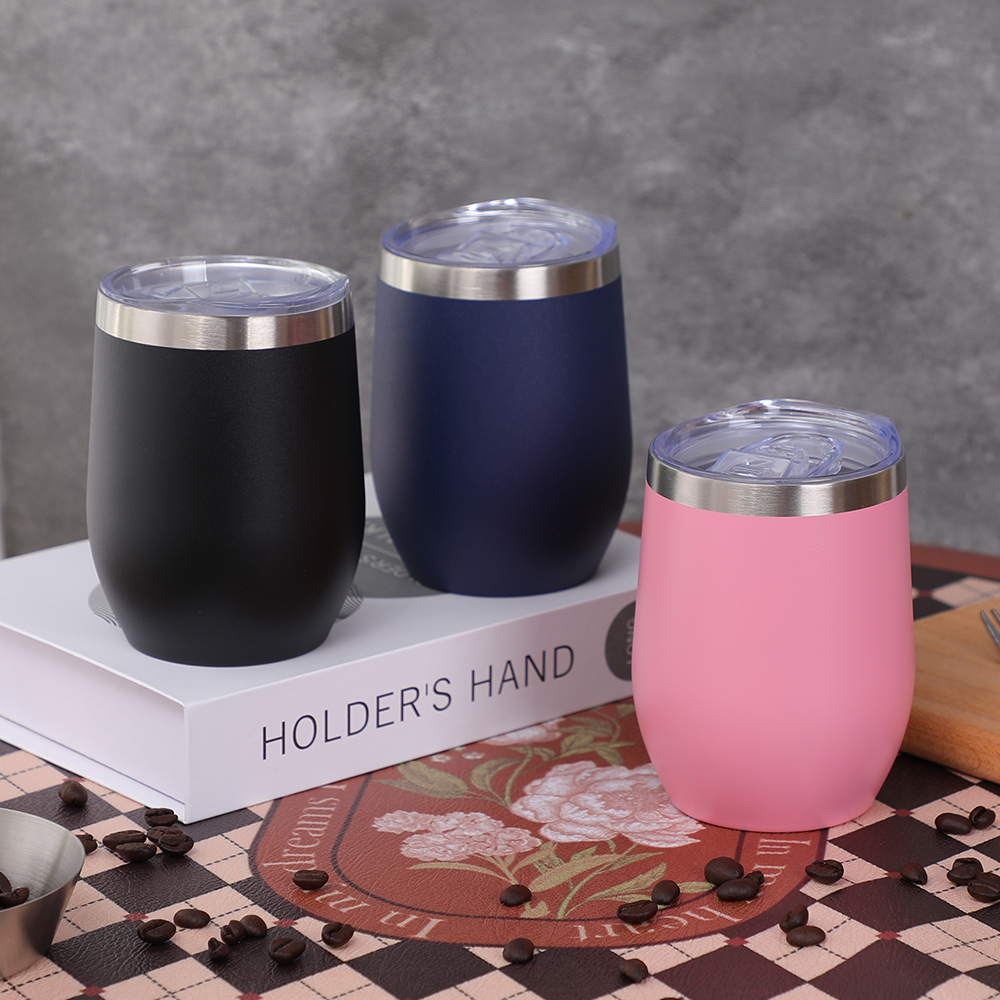 Vejčit&yacute; designov&yacute; izolovan&yacute; hrnek na k&aacute;vu 12 oz cestovn&iacute; hrnek na k&aacute;vu s odkl&aacute;pěc&iacute;m v&iacute;čkem 