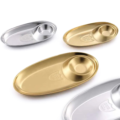 304 Pjat&euml; snake kampingu p&euml;r pjat&euml; me er&euml;za ovale prej &ccedil;eliku inox 
