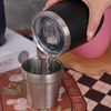 Eierontwerp ge&iuml;soleerde koffiebeker 12 Oz reiskoffiebeker met flipdeksel 