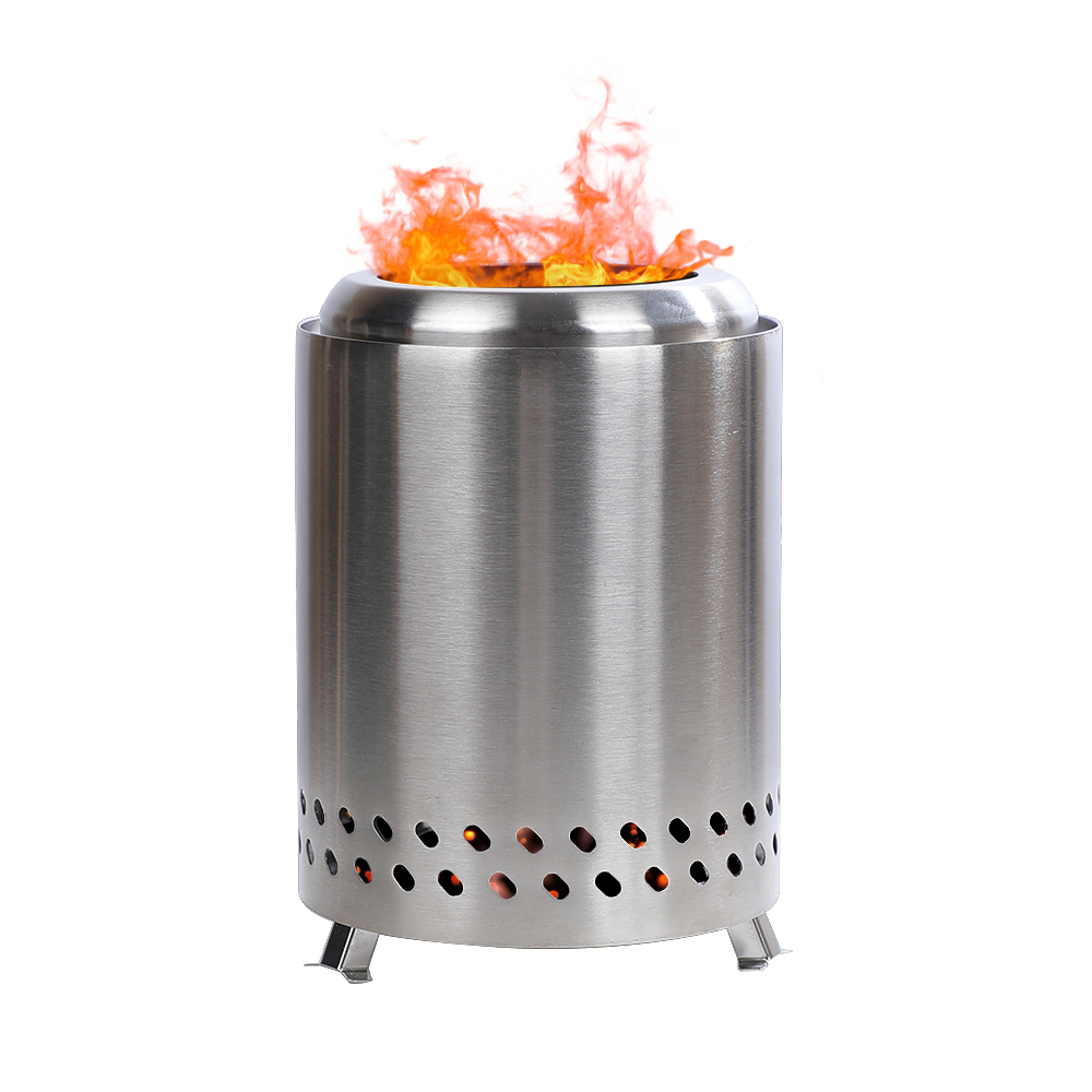  Focare de masă pentru camping cu fum redus, cu geantă de călătorie și covoraș ignifug incluse