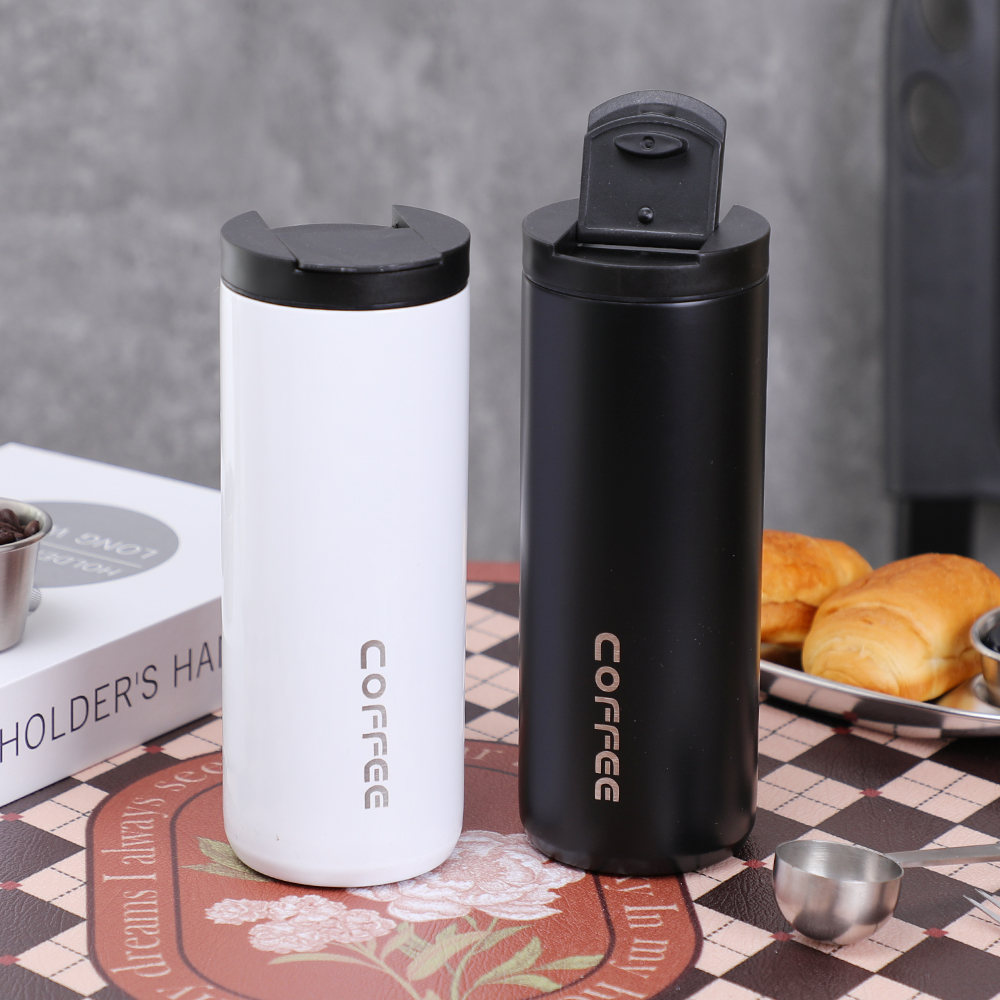 Cruth&uacute;nas Doirteadh Tumbler Inslithe i bhFolamh Cruach Dhosm&aacute;lta 18 unsa le cl&uacute;dach