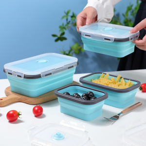 Мөлдір пластиктен жасалған тағамдық контейнер BPA жоқ