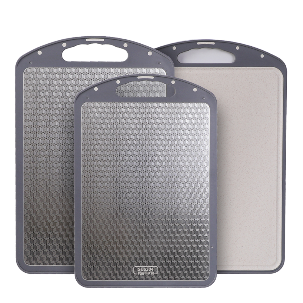 Σανίδα κοπής από ανοξείδωτο ατσάλι με σχεδιασμό πλέγματος ανθεκτικό στις γρατσουνιές