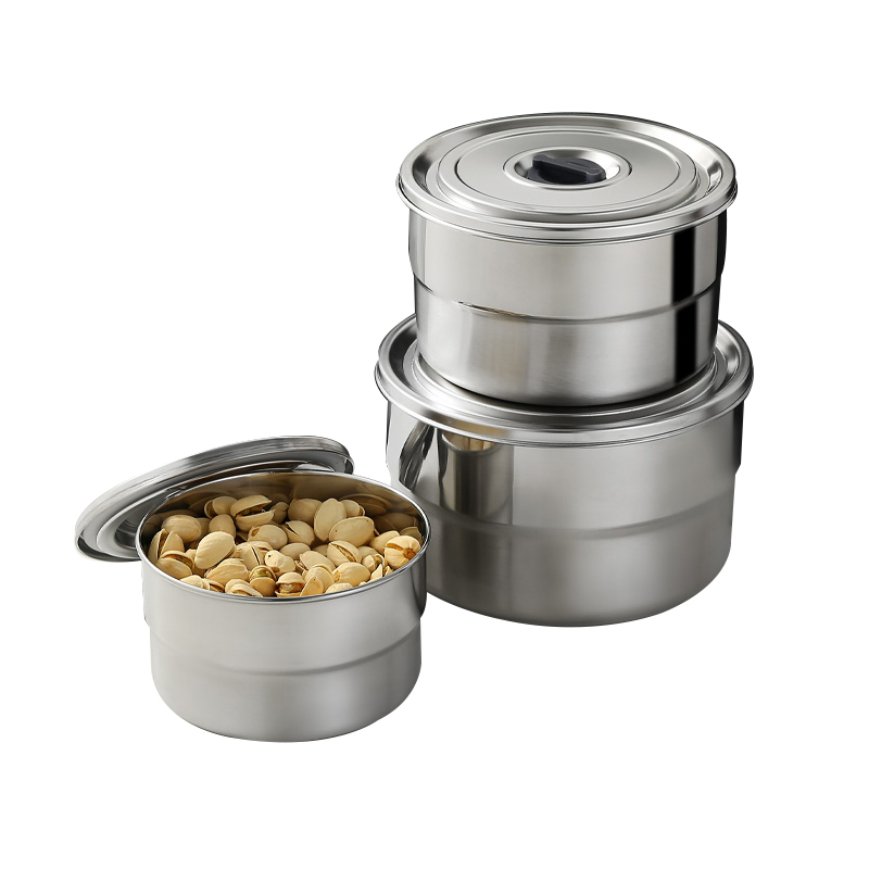 304 Nerezov&eacute; kulat&eacute; n&aacute;doby Nepropustn&yacute; box na uskladněn&iacute; čerstv&eacute;ho vzduchu