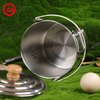 Fogata colgante que cocina el engranaje Bushcraft del acero inoxidable del equipo SUS304